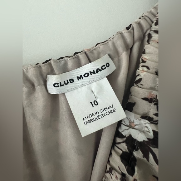 Club Monaco floral off the shoulder maxi dress - Picture 3 of 3